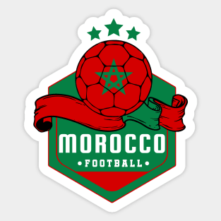 Morocco Football Sticker